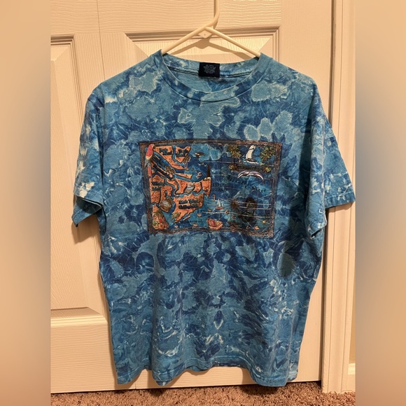 Wise guy Tie Dye‎ Tybee Island Vintage Top | L - Picture 1 of 5